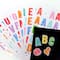 Multicolour Vinyl Alphabet Sticker Sheets by Recollections™